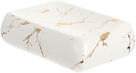 Ciieeo Ceramic Soap Dish for Bathroom Kitchen Bedroom