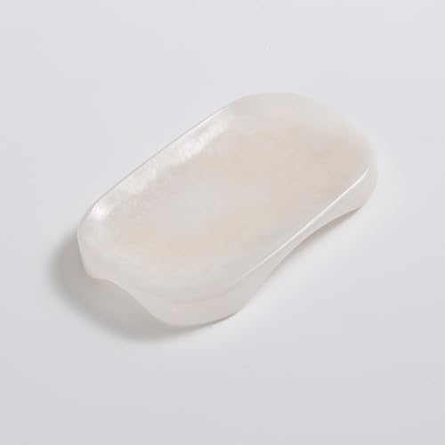 Natural Marble Soap Dish with Drainage White