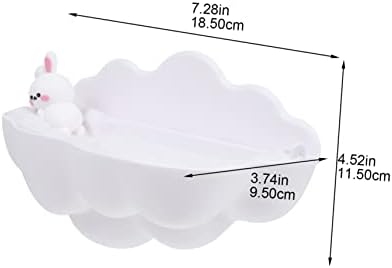 LIFKOME Wall-Mounted Cartoon Cloud Soap Holder