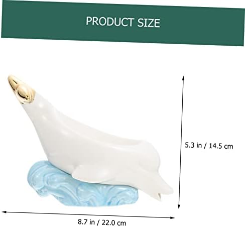 LIFKOME Ceramic Dolphin Soap Holder 1