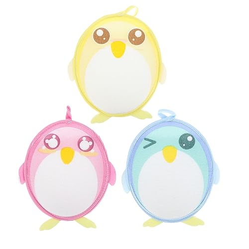 Cartoon Animal Bath Towels Set 3pcs for Kids