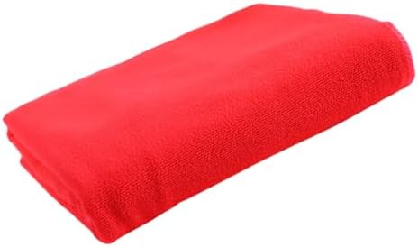 PrettyZoom Extra Large Red Bath Towels for Beach Spa Travel