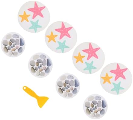 8-Piece Slip Floor Stickers for Bathroom