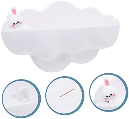 Soofecoom Bath Tray Holder for Kids on Wall - Easy to Clean Secure