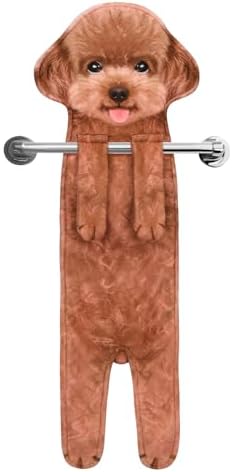 AGRIMONY Poodle Dog Hand Towels