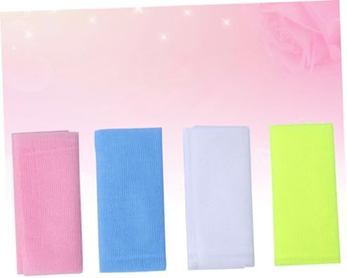 NOLITOY 8-Piece nylon bath cloth exfoliating back scrubber