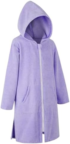 MissShorthair Hooded Towel Robe for Kids
