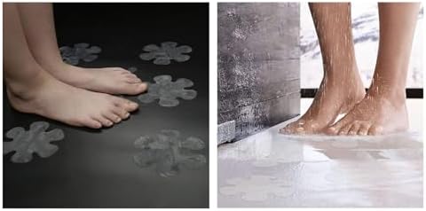 Anti-Slip Shower Stickers White
