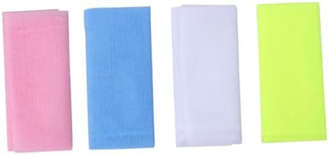 NOLITOY 8-Piece nylon bath cloth exfoliating back scrubber