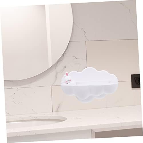 Soofecoom Bath Tray Holder for Kids on Wall - Easy to Clean Secure