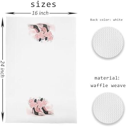 Stylish Pink Hand Towels for Girls Bathroom Accessories Premium Cotton Towels