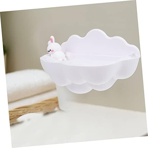 Soofecoom Bath Tray Holder for Kids on Wall - Easy to Clean Secure