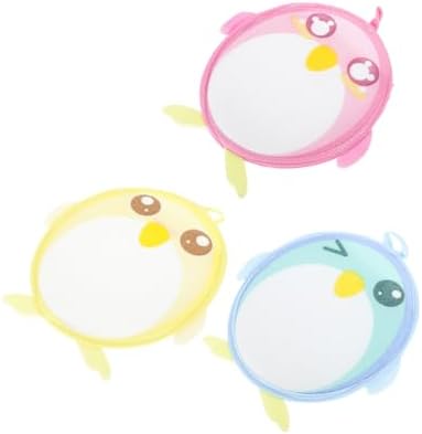 3-PIG-SHAPED COMFY PENGUIN BATH TOWELS SET