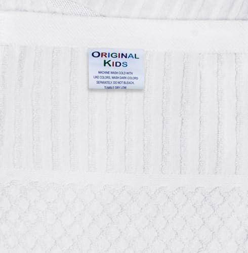 Premium Kids Cotton Hooded Bath Towels - Soft Durable Easy Care