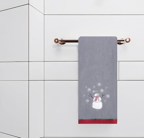 Snowman Hand Towels Set of 2
