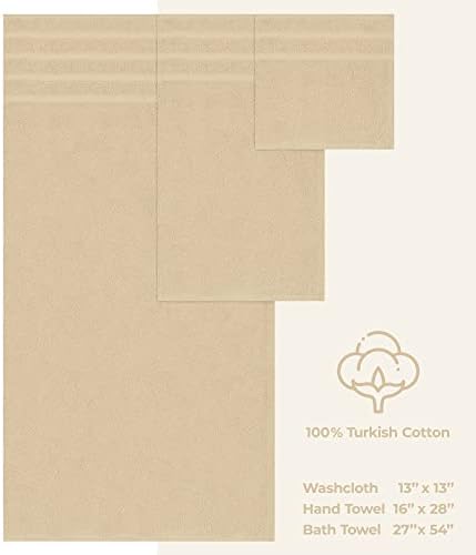 Luxury 4-Piece Bath Towels High-Quality Turkish Cotton Eco-Friendly Design