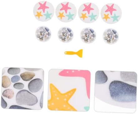 8-Piece Non-Slip Bathtub Stickers for Safe Bathing