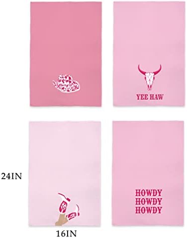 Wild West Towels Set 16x24 inch 4 Piece