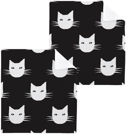 Cute Cat Washcloths for Babies Soft Reusable Washcloths