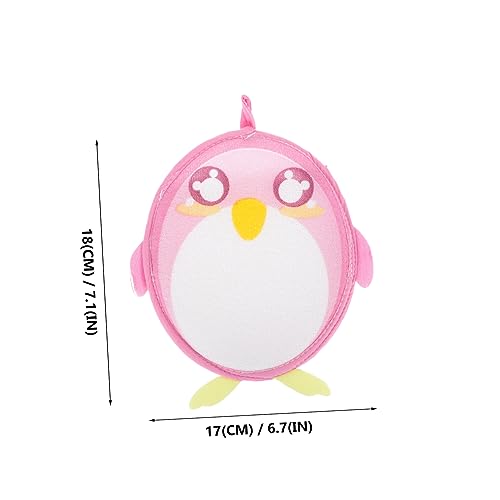 3-Piece Double-Sided Foaming Towels with Cartoon Designs for Kids
