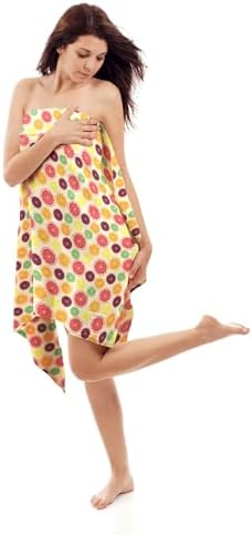 Khelo Kids Bath Towels lime-themed cotton bath towel for kids