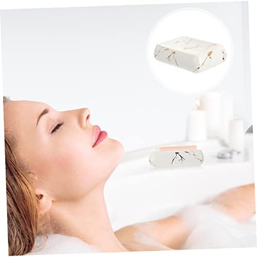 Ciieeo Ceramic Soap Dish for Bathroom Kitchen Bedroom