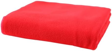 PrettyZoom Extra Large Red Bath Towels for Beach Spa Travel