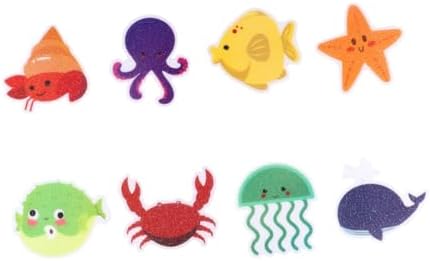 LIFKome Seascrat Bath Decals Set - Safe Fun Anti-Slip Stickers for Bathtime
