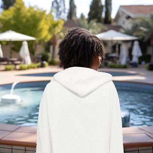 Premium Kids Cotton Hooded Bath Towels - Soft Durable Easy Care