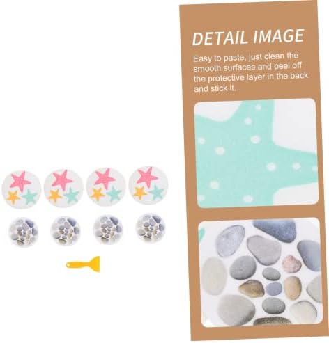Gleavi 8Pcs Non-Slip Cartoon Bathtub Sticker for Home Safety