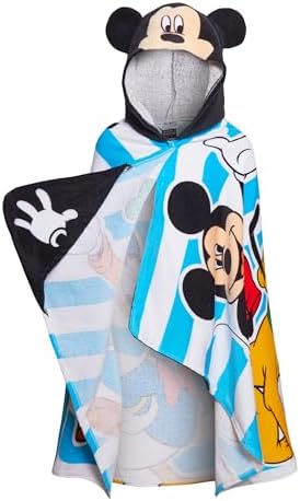 Stylish 100 Cotton Disney Mickey Mouse Hooded Towel