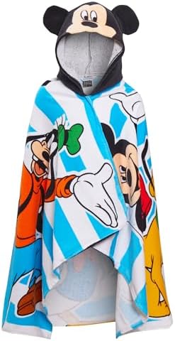 Stylish 100 Cotton Disney Mickey Mouse Hooded Towel