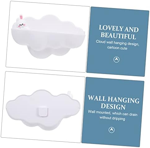 LIFKOME Wall-Mounted Cartoon Cloud Soap Holder