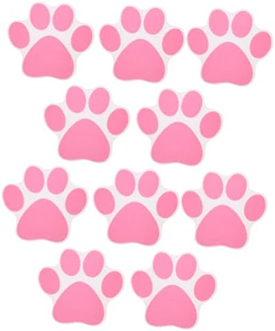 10Pcs Non Slip Cartoon Paw Bathtub Stickers for Bathroom Safety
