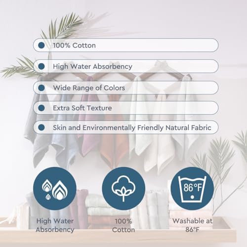 Yatas Bedding 12x20 Guest Towel for Comfort and Effectiveness