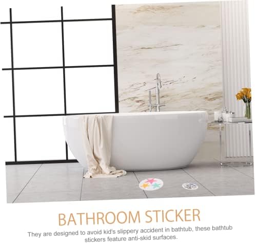 8-Piece Slip Floor Stickers for Bathroom