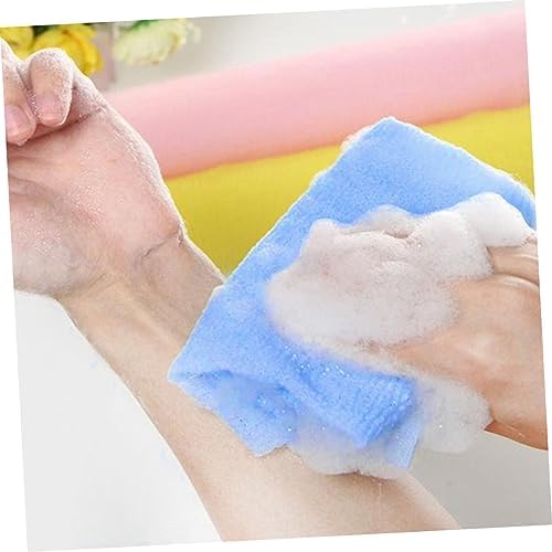 4pcs Exfoliating Bath Towel Long Nylon Back Scrubber Tool for Men Women