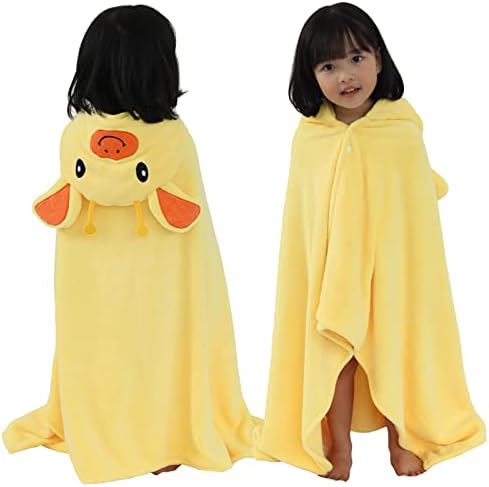 Kids Bath Towel with Hood for Pizza Beach Pool