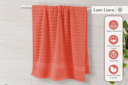 Luxuryribbed Bath Towels Set