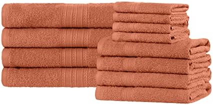 Superior Eco-Friendly Cotton 12-Piece Towel Set