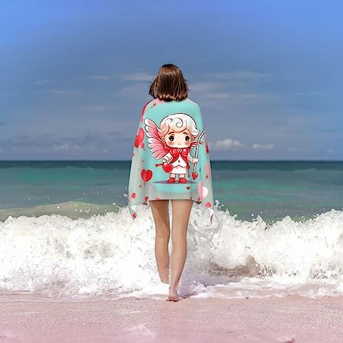 Cute Loving Boy Ultra-Fine Fiber Bath Towel