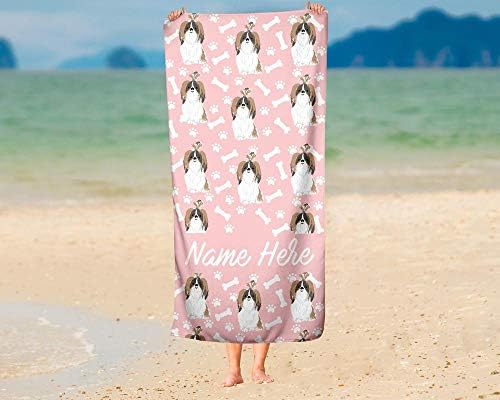 Personalized Shihtzu Pet Towels