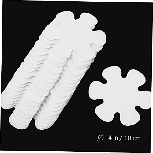 Safety Non-Slip 20Pcs Transparent Snowflake Stickers for Bathroom Bathtub Floors
