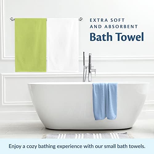 24x40 Pastel Cotton Towels for Small Hands and Beach Use