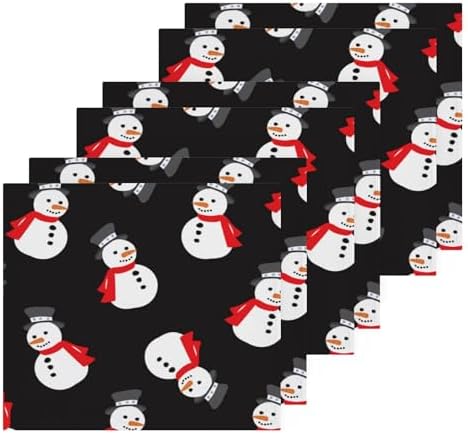 Christmas Snowman Washcloths 2 Pack Soft Absorbent Towels