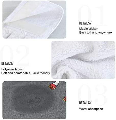 Vibrant Unicorn Soldier Hand Towels