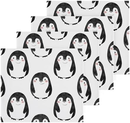 Penguin Washcloths for the Whole Family