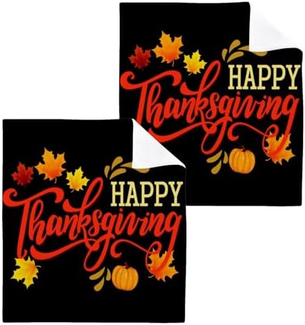 Thanksgiving Soft Washcloth Set 2-Piece