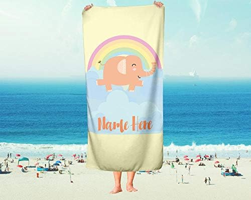 Oversized Elephant Towel - Personalized for Kids Adults