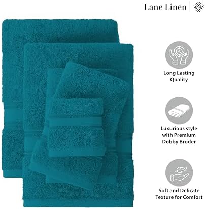 12-Piece Luxury Bath Towels Set - Soft Absorbent Zero Twist